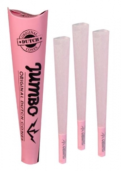 JUMBO Original Dutch Pink KING SIZE Pre-Rolled Papercones 3er Pack 32er Display
